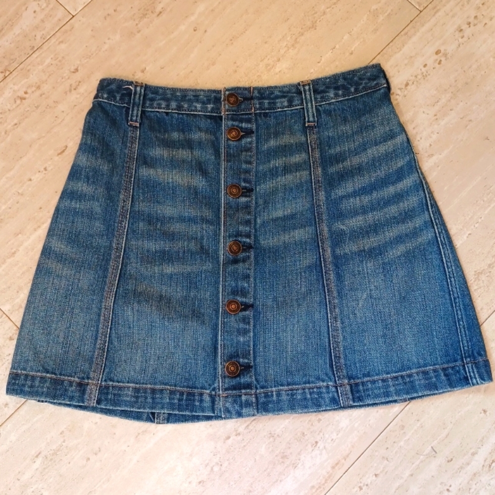 Abercrombie & Fitch Jean Mini Skirt